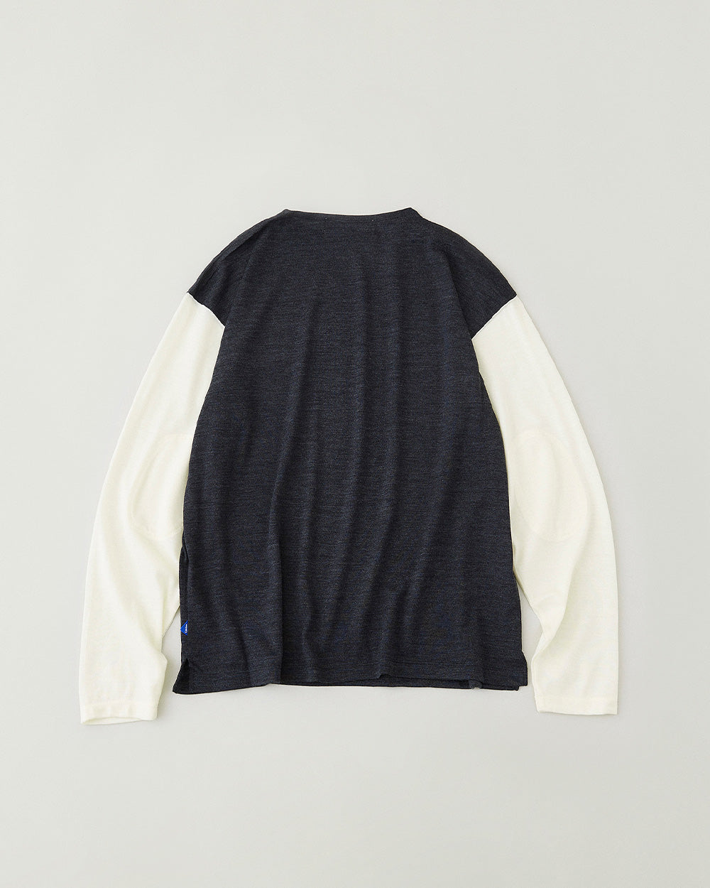 Merino Wool Long-Sleeve T-Shirt Contrast colour