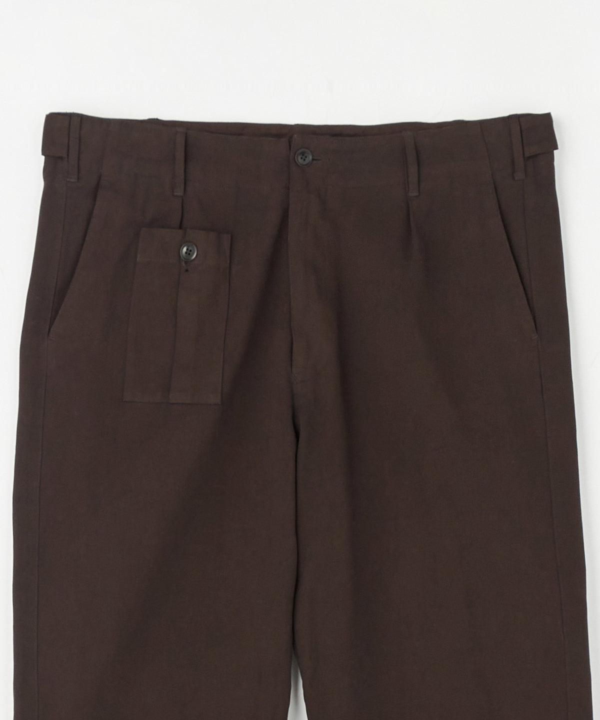 Cotton Chino Extended Waistband Gurkha Pants