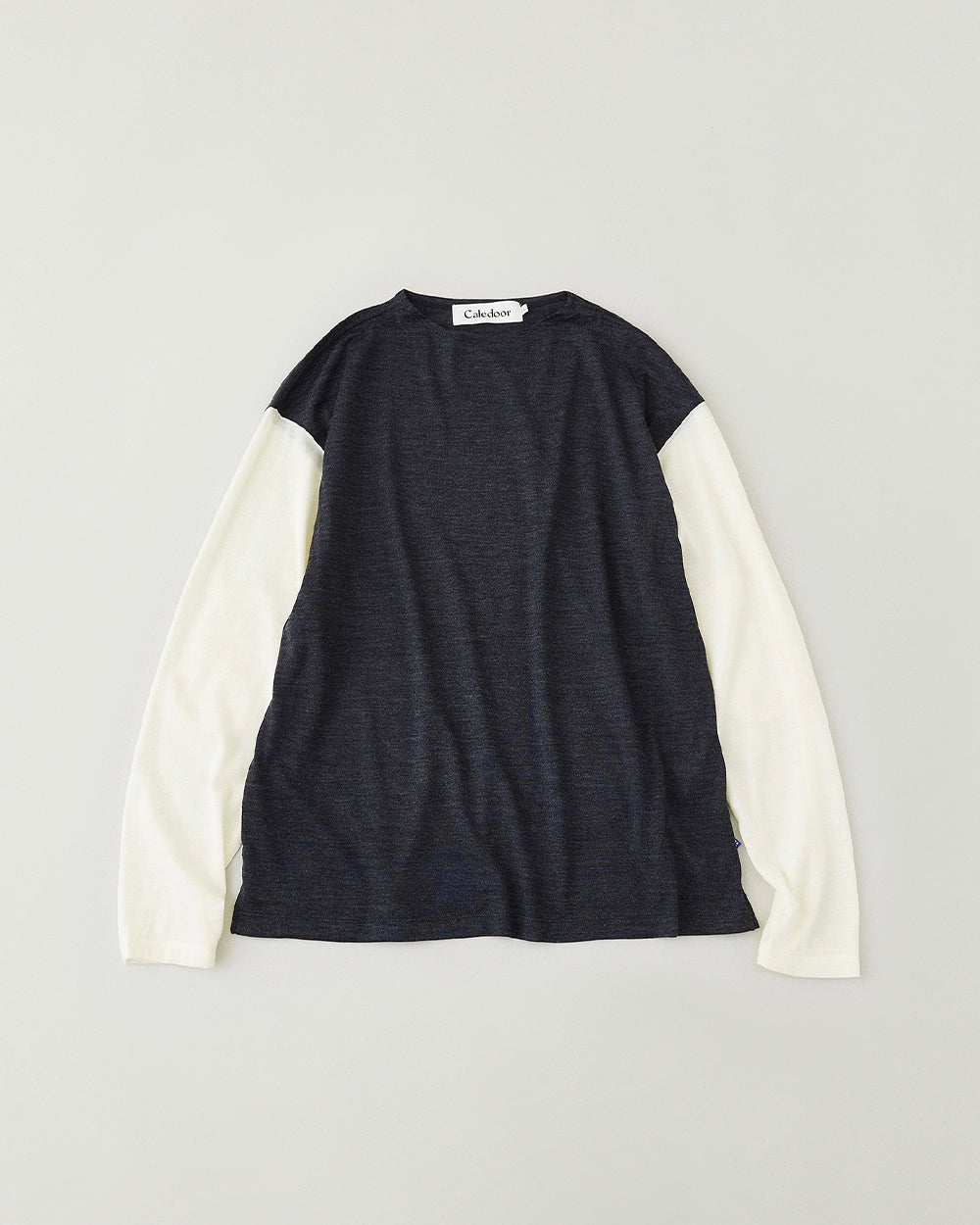 Merino Wool Long-Sleeve T-Shirt Contrast colour