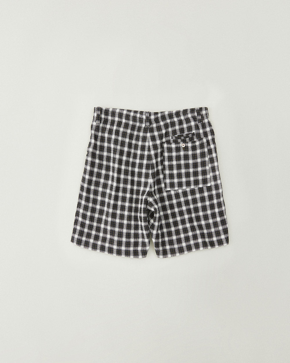 Panama Cloth Check Shorts