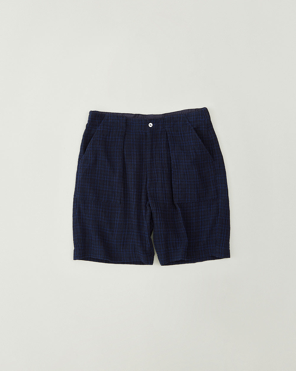 Panama Cloth Check Shorts