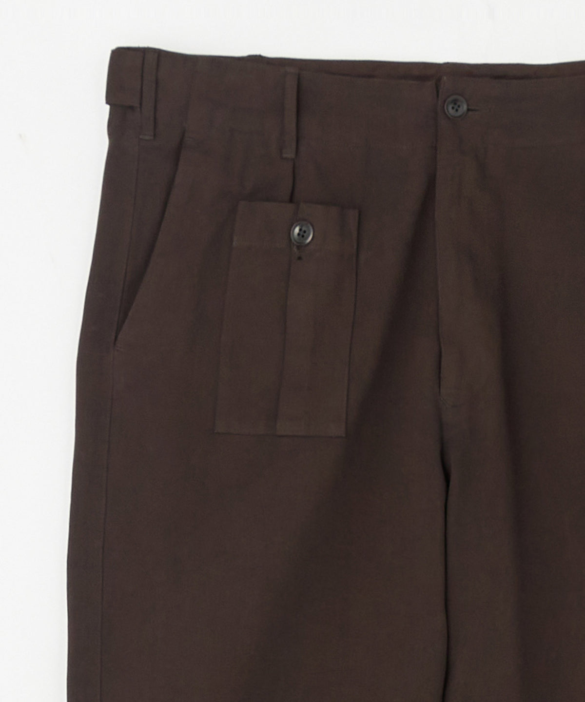 Cotton Chino Extended Waistband Gurkha Pants