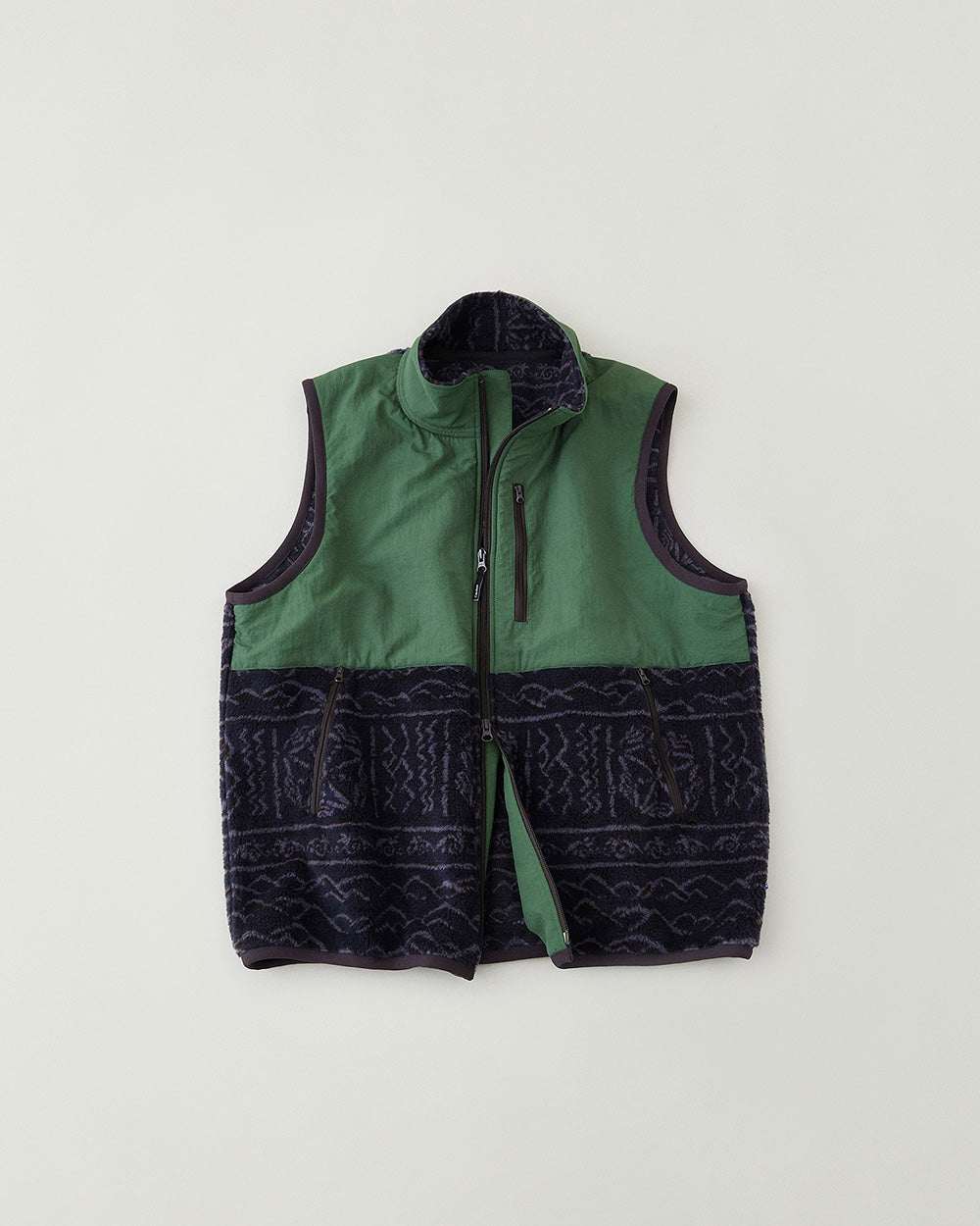 Jacquard Fleece Vest