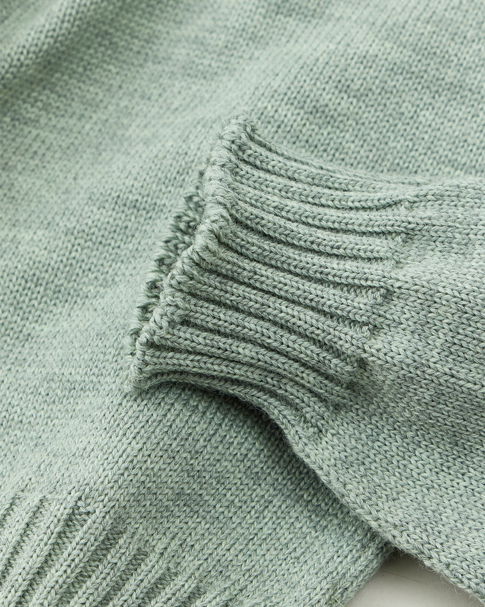 Merino Wool zip-up jumper Made by GUERNSEY WOOLLENS