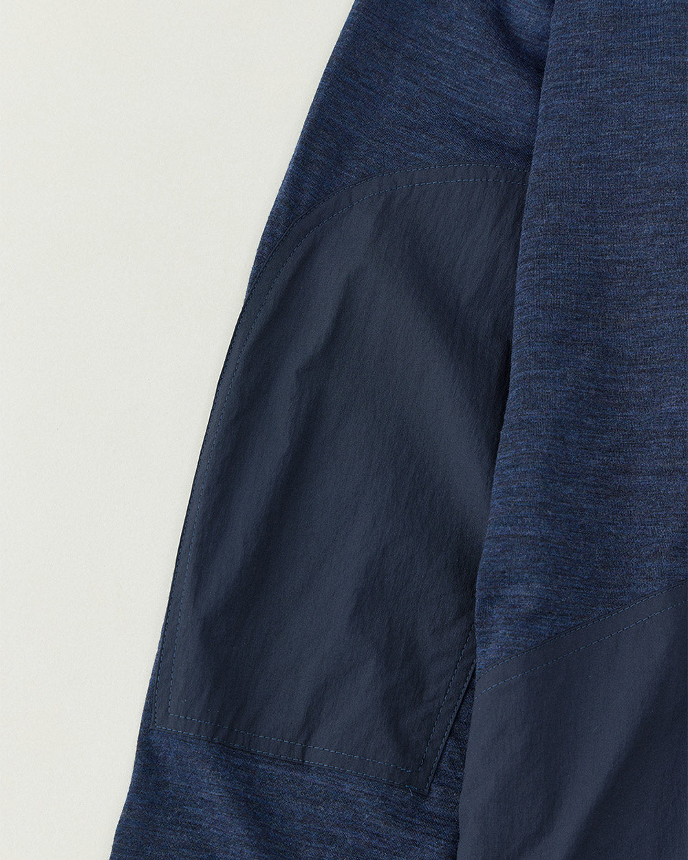 Light Merino Wool Half Zip Sweater