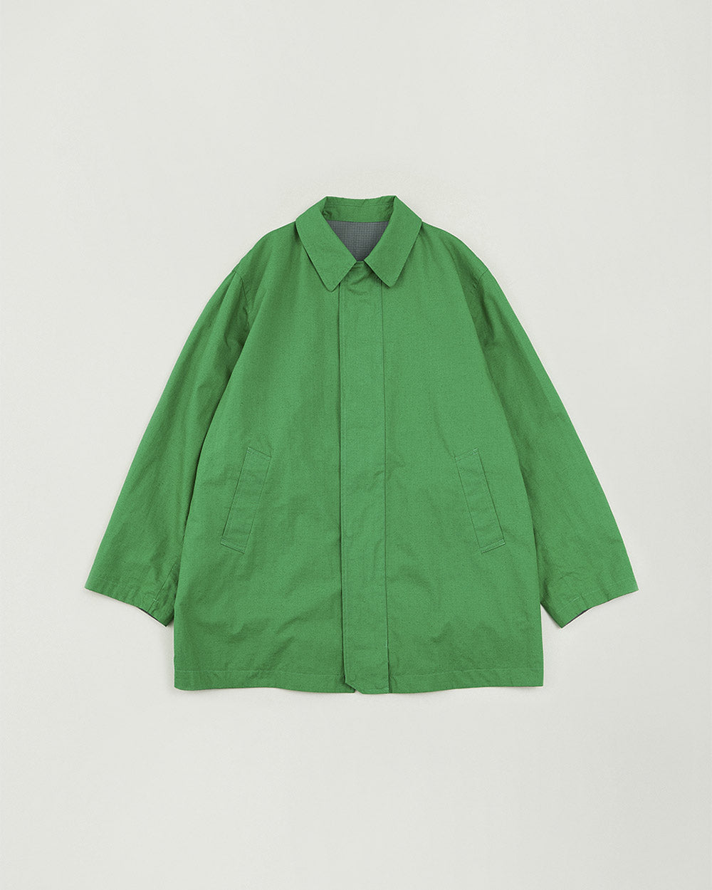 Cotton Linen Nylon Reversible Coat