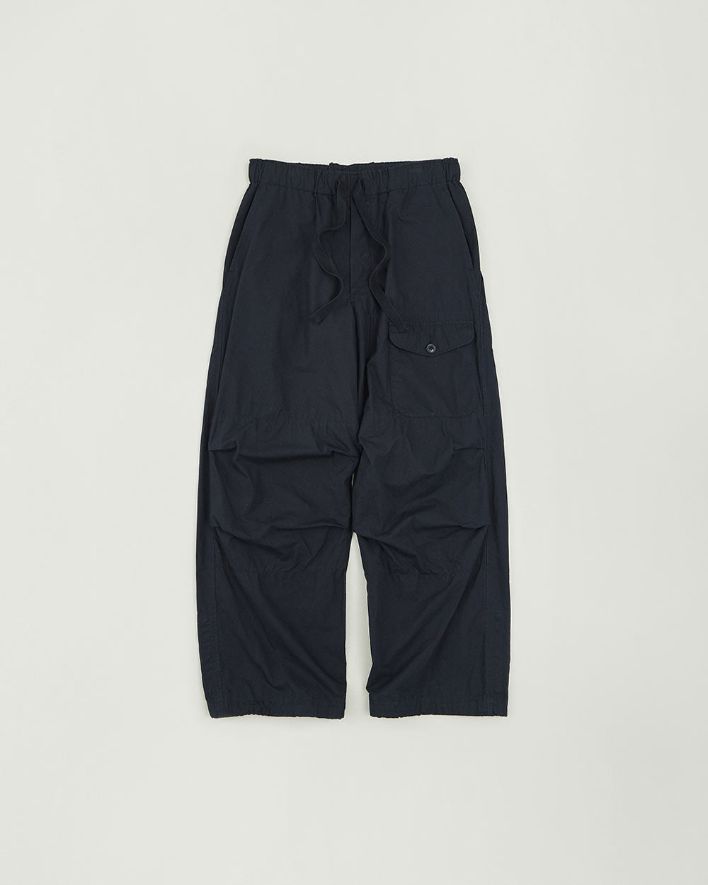 Cotton Linen Typewriter Wide Easy Trousers