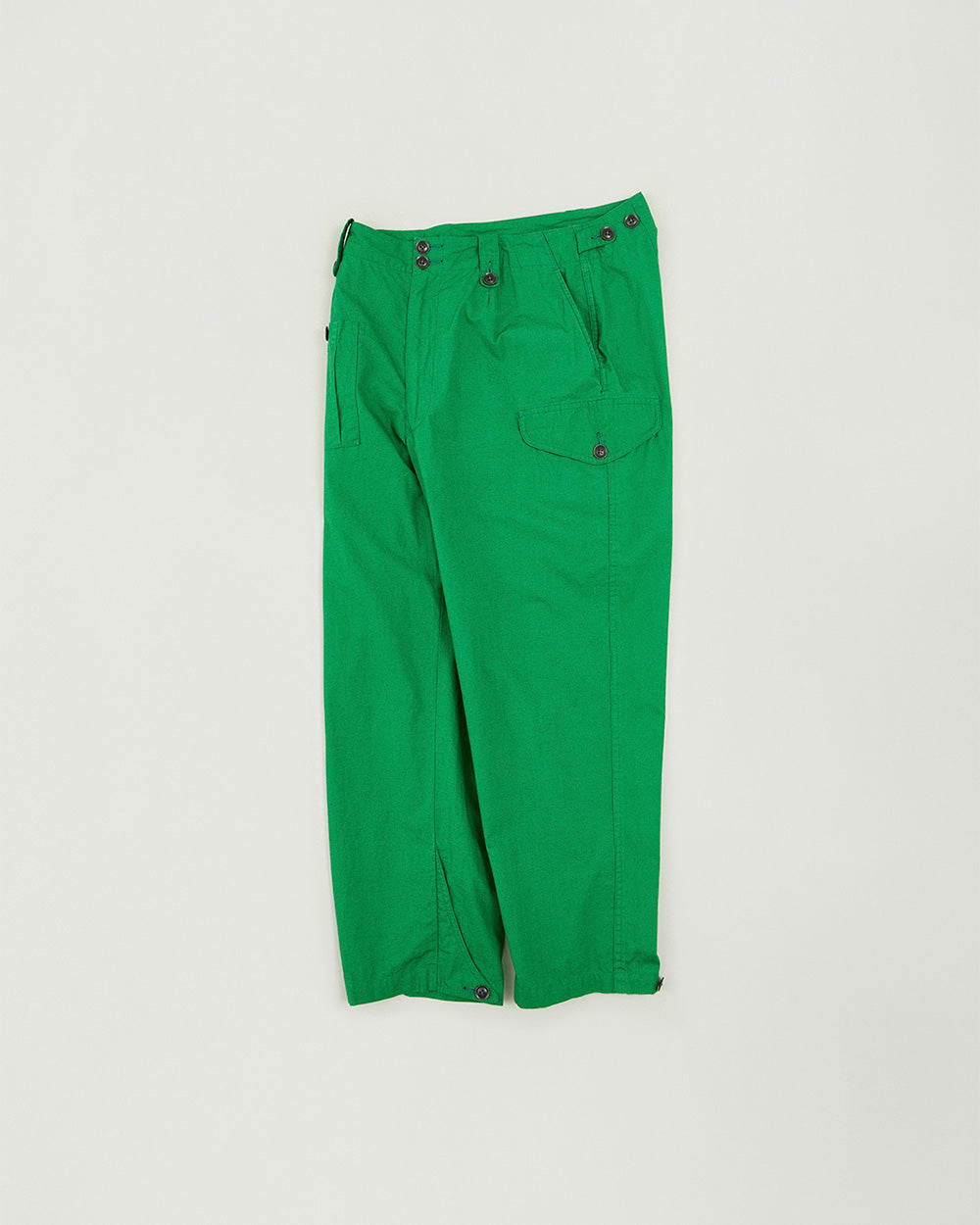 Cotton Linen Typewriter Combat Trousers