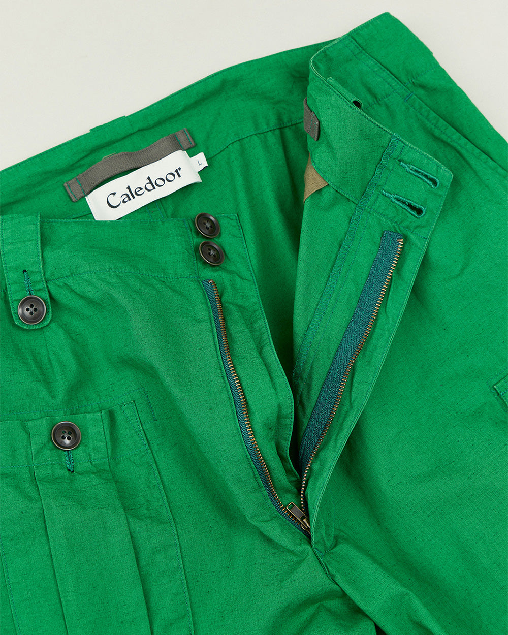 Cotton Linen Typewriter Combat Trousers