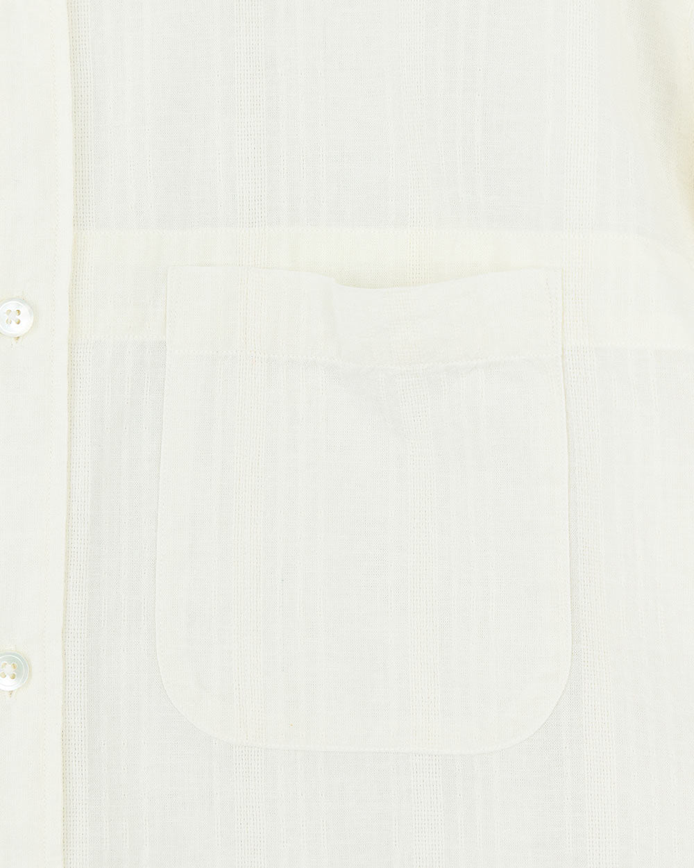 Grandad Collar Dobby Stripe Shirt