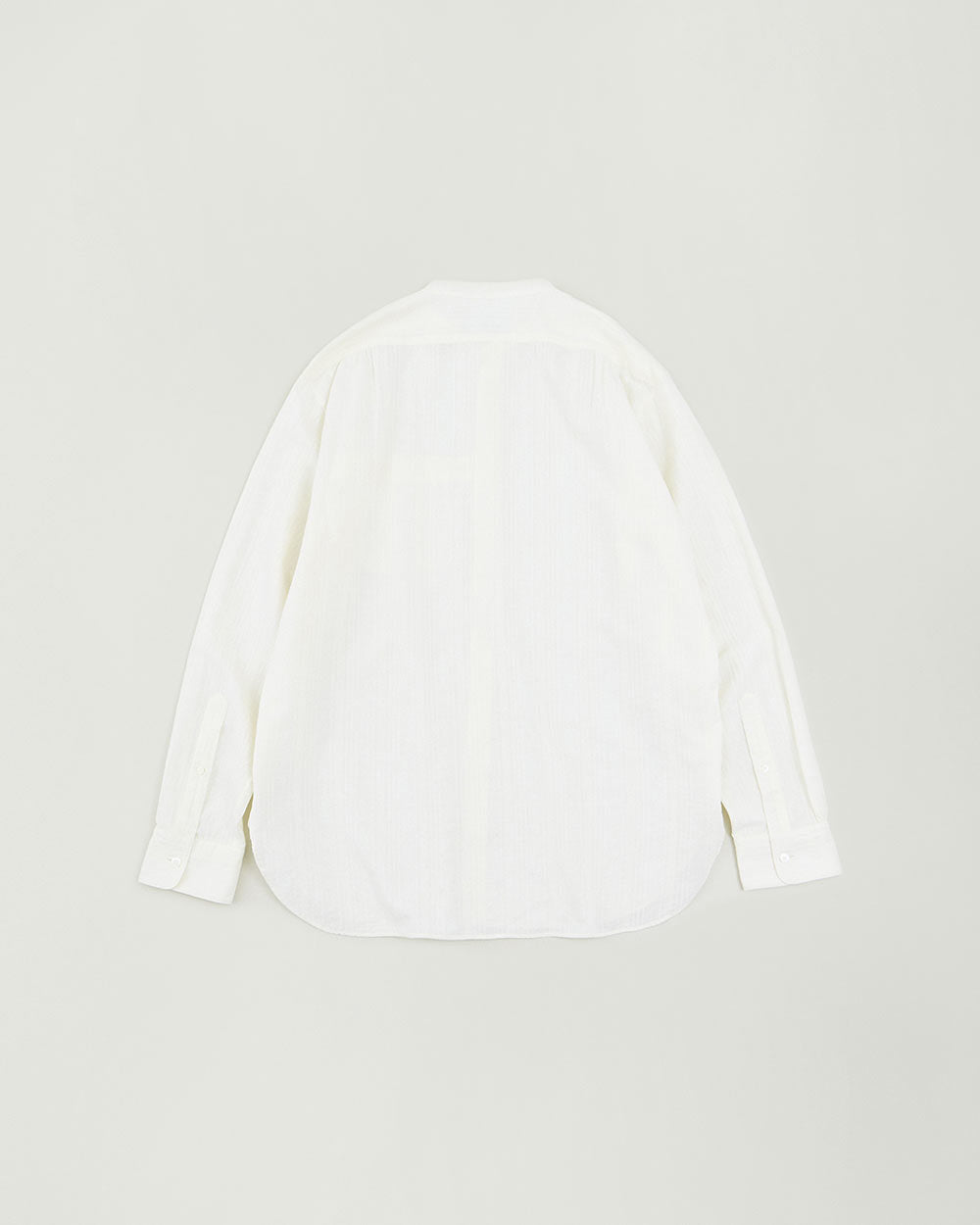 Grandad Collar Dobby Stripe Shirt
