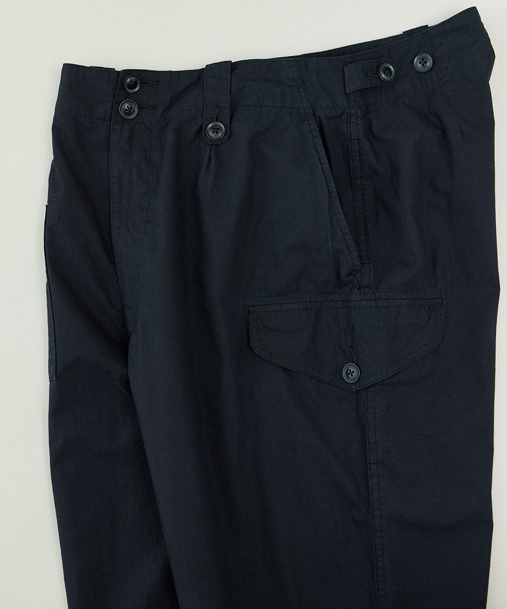 Cotton Linen Typewriter Combat Trousers