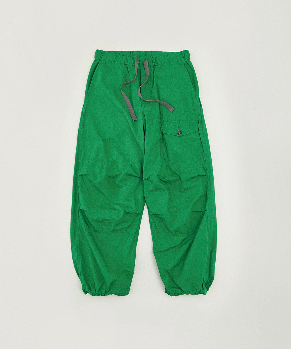 Cotton Linen Typewriter Wide Easy Trousers