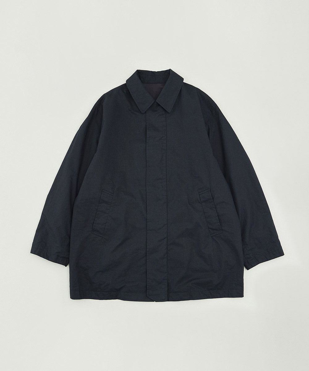 Cotton Linen Nylon Reversible Coat