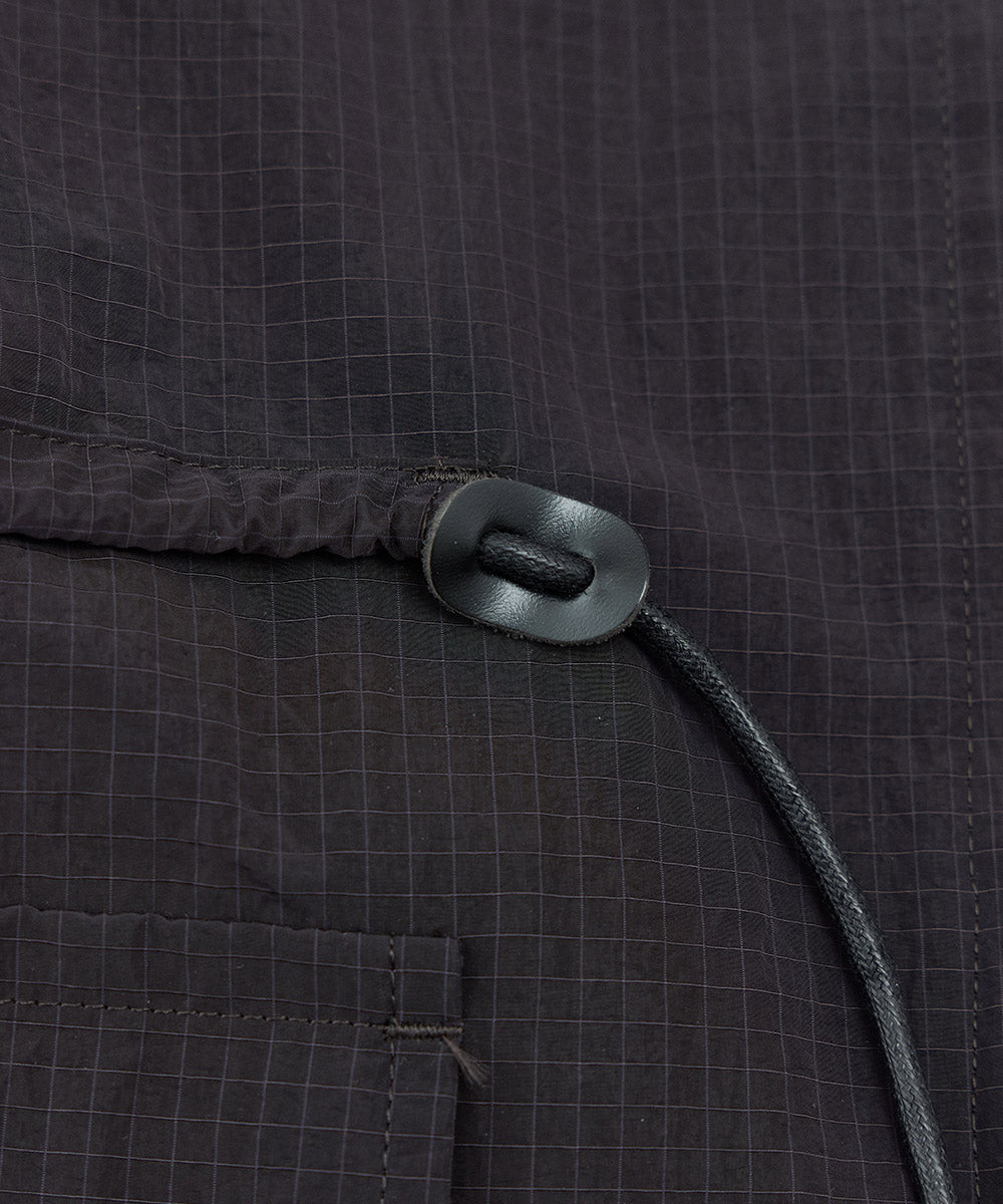 Cotton Linen Nylon Reversible Coat