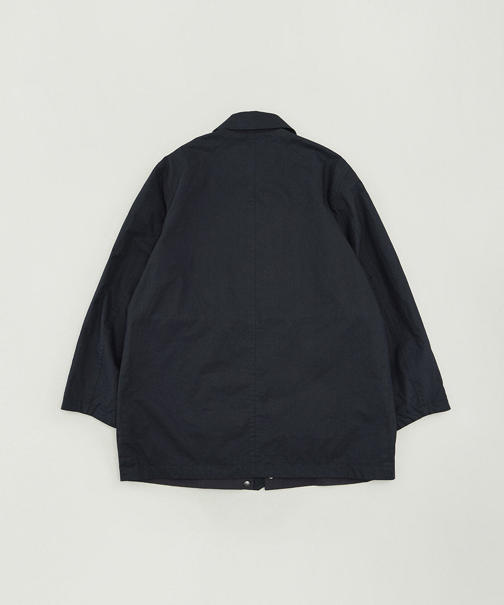 Cotton Linen Nylon Reversible Coat