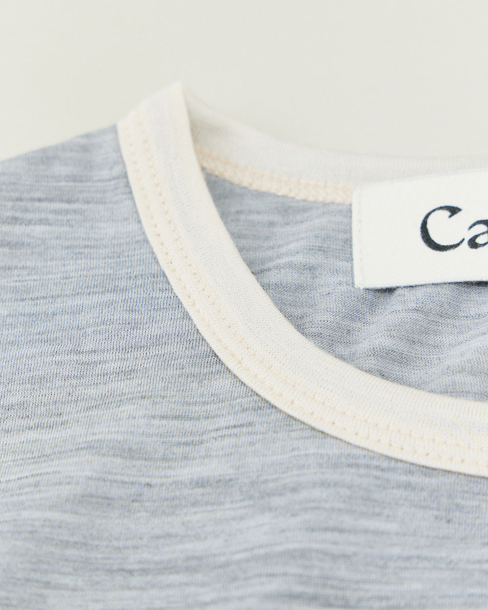 Light Merino Wool Ringer T-shirt