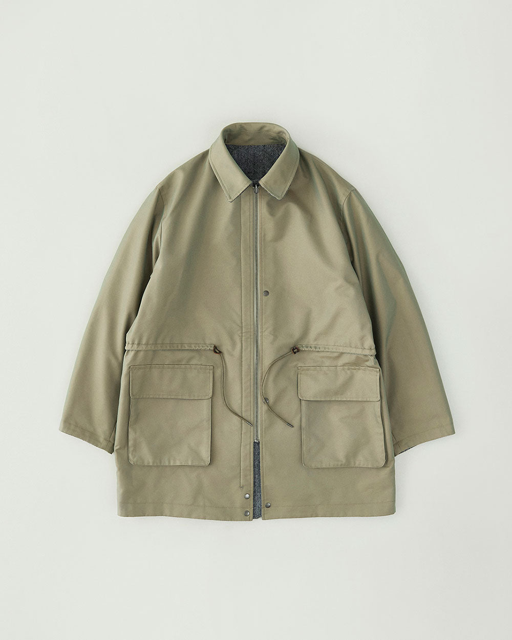 Beaver Herringbone Reversible Coat