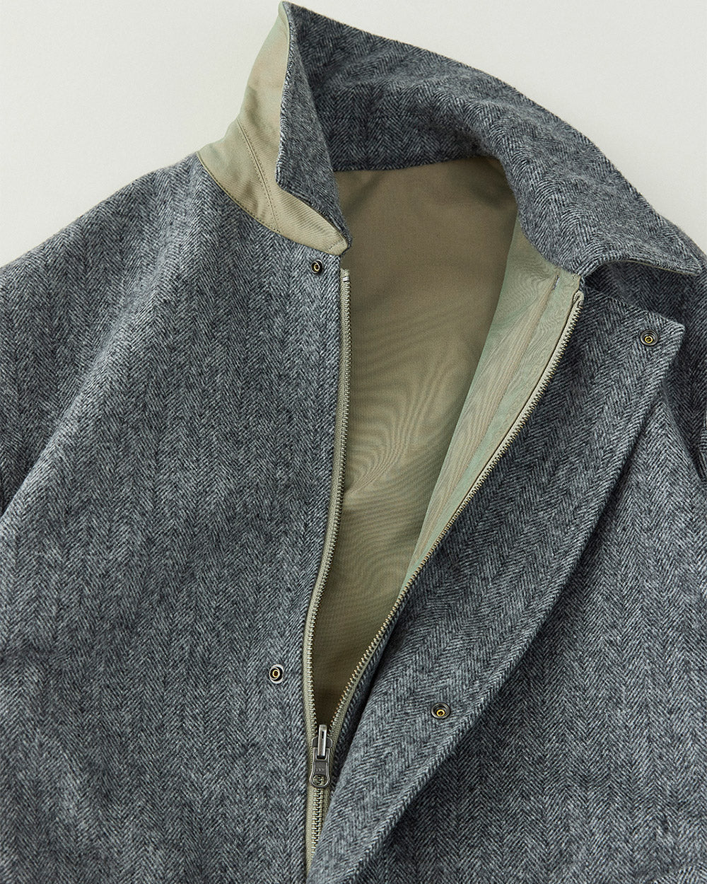 Beaver Herringbone Reversible Coat