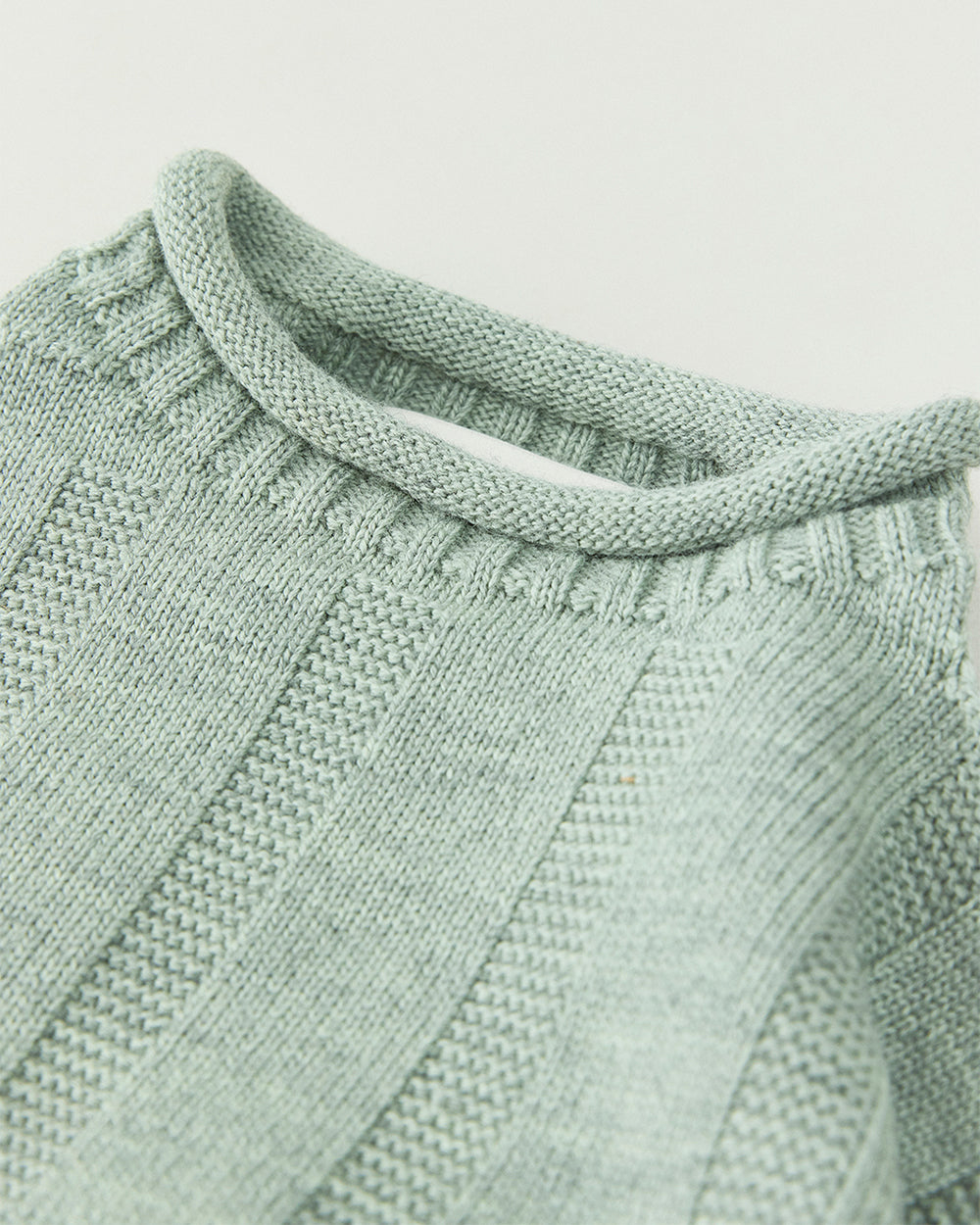 Merino Wool Roll Neck Sweater Made by GUERNSEY WOOLLENS