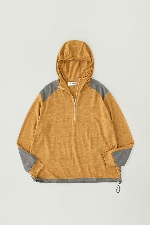 Merino Wool Military Hooded Sweater