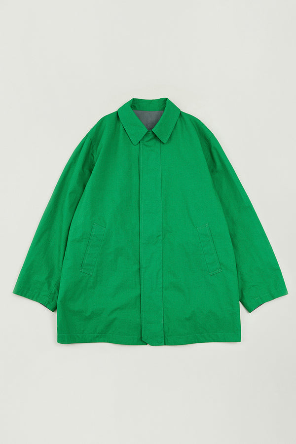 Cotton Linen Nylon Reversible Coat